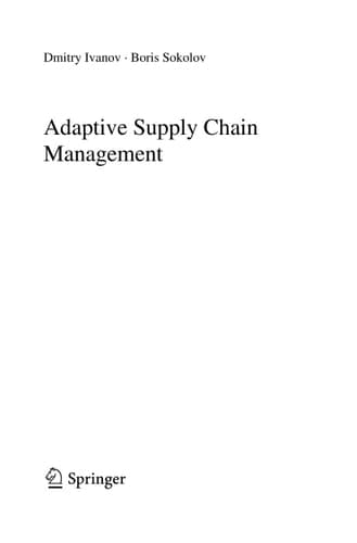 Adaptive Supply Chain Management