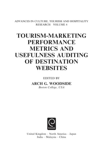 Tourism-Marketing Performance Metrics and Usefulness Auditing of Destination Websites