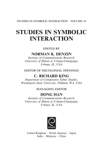 Studies in Symbolic Interaction