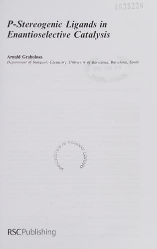 P-stereogenic Ligands in Enantioselective Catalysis