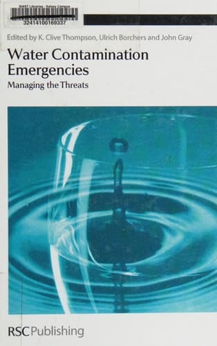Water Contamination Emergencies Managing the Threats