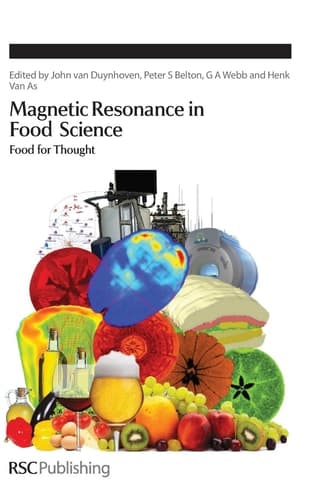 Magnetic Resonance in Food Science Food for Thought