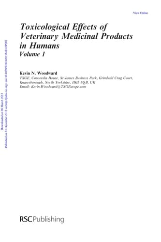 Toxicological Effects of Veterinary Medicinal Products in Humans