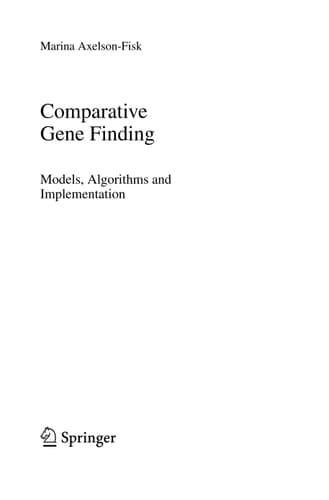Comparative Gene Finding Models, Algorithms and Implementation