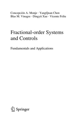 Fractional-order Systems and Controls: Fundamentals and Applications (Advances in Industrial Control)