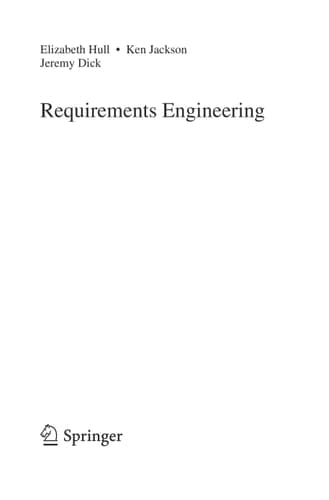 Requirements Engineering