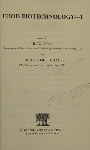 Food Biotechnology—1