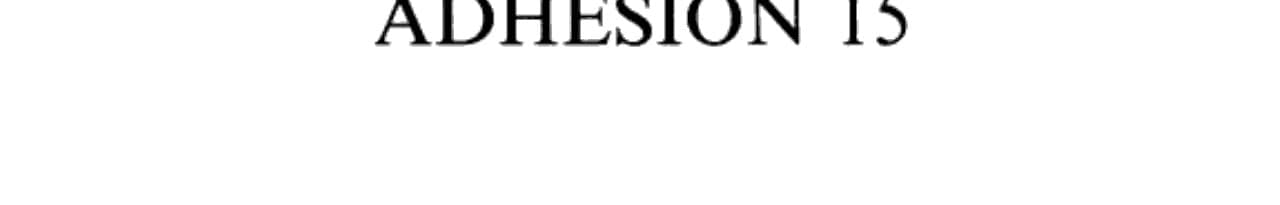 Adhesion 15