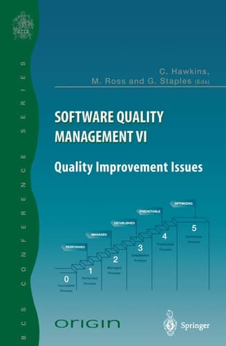 Software Quality Management VI Quality Improvement Issues