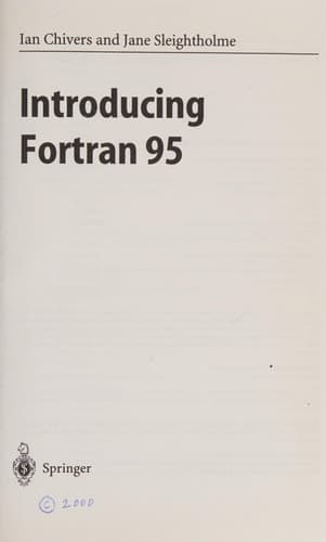 Introducing Fortran 95