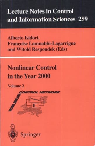 Nonlinear Control in the Year 2000