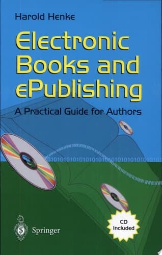 Electronic Books and ePublishing A Practical Guide for Authors