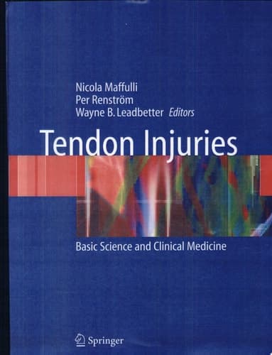 Tendon Injuries Basic Science and Clinical Medicine