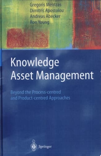 Knowledge Asset Management beyond the process-centred and product-centred approaches : with 76 figures