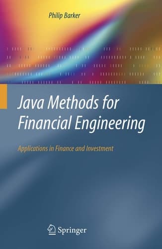 Java Methods for Financial Engineering Applications in Finance and Investment