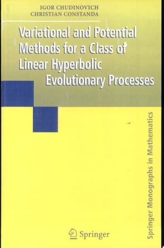Variational and Potential Methods for a Class of Linear Hyperbolic Evolutionary Processes