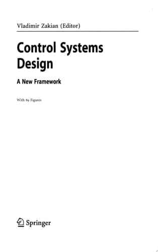 Control Systems Design A New Framework