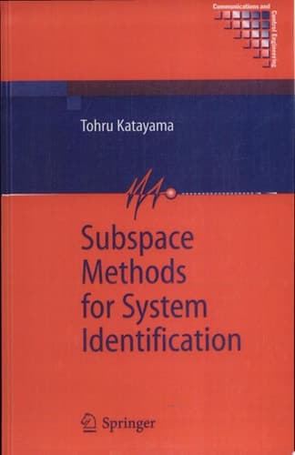 Subspace Methods for System Identification