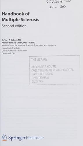 Handbook of Multiple Sclerosis