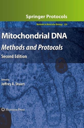 Mitochondrial DNA Methods and Protocols