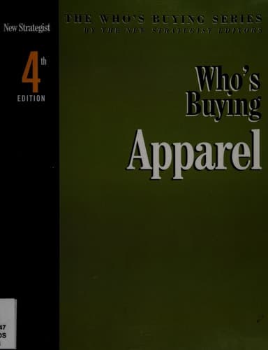 Who's Buying Apparel