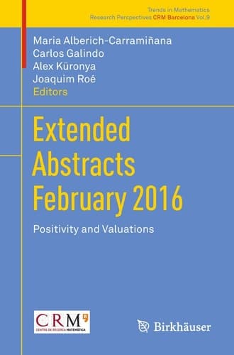 Extended Abstracts February 2016 Positivity and Valuations