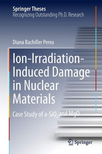 Ion-Irradiation-Induced Damage in Nuclear Materials Case Study of a-SiO2 and MgO