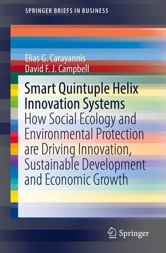 Smart Quintuple Helix Innovation Systems How Social Ecology and Environmental Protection are Driving Innovation, Sustainable Development and Economic Growth