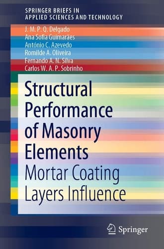 Structural Performance of Masonry Elements Mortar Coating Layers Influence