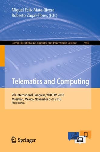 Telematics and Computing 7th International Congress, WITCOM 2018, Mazatlán, Mexico, November 5-9, 2018, Proceedings