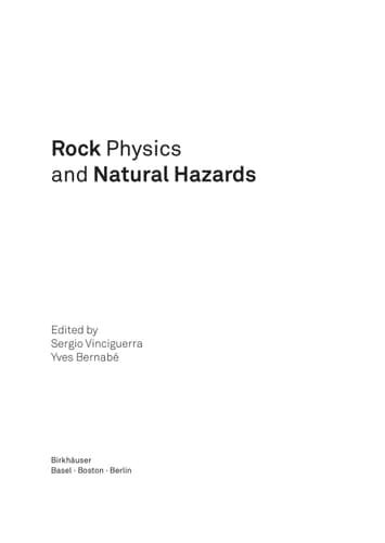 Rock Physics and Natural Hazards