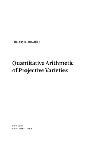 Quantitative Arithmetic of Projective Varieties