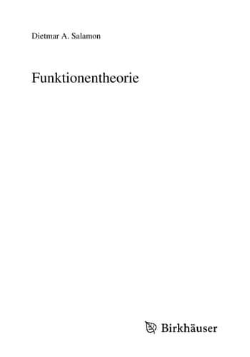 Funktionentheorie