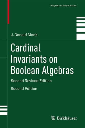 Cardinal Invariants on Boolean Algebras Second Revised Edition