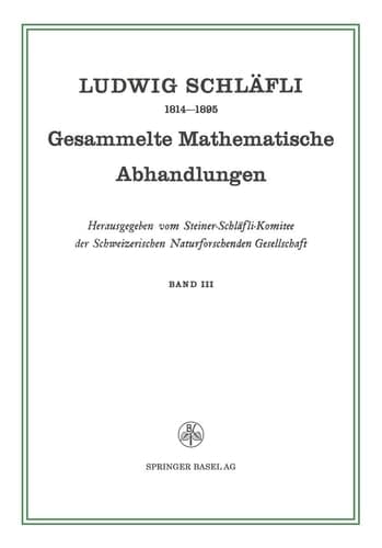 Gesammelte Mathematische Abhandlungen