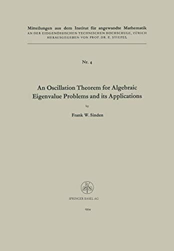 An Oscillation Theorem for Algebraic Eigenvalue Problems and its Applications