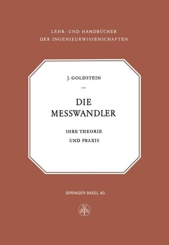 Die Messwandler Ihre Theorie und Praxis