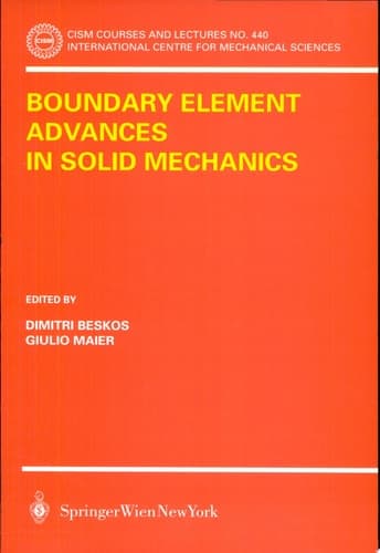 Boundary Element Advances in Solid Mechanics