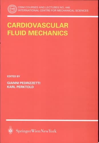 Cardiovascular Fluid Mechanics