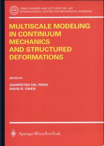 Multiscale Modeling in Continuum Mechanics and Structured Deformations