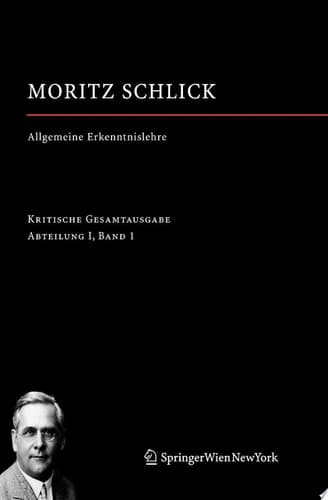Allgemeine Erkenntnislehre Abteilung I /