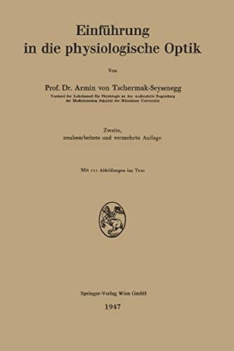 Einführung in die physiologische Optik (German Edition)