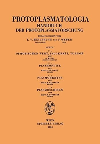 Osmotischer Wert, Saugkraft, Turgor Plasmoptyse Plasmorrhyse Plasmoschisen
