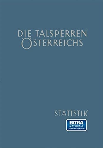 Die Talsperren Österreichs Statistik 1961