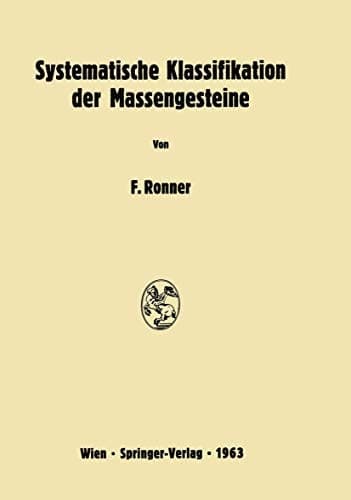 Systematische Klassifikation der Massengesteine (German Edition)
