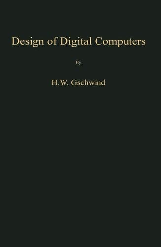Design of Digital Computers An Introduction