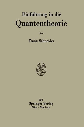 Einführung in die Quantentheorie (German Edition)