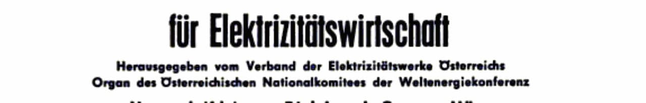 Allgemeine Energiewirtschaftslehre