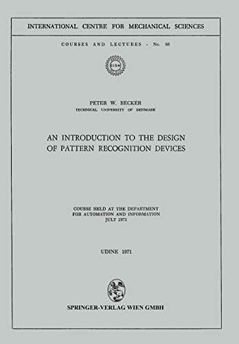 An Introduction to the Design of Pattern Recognition Devices