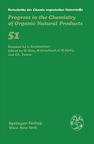 Progress in the Chemistry of Organic Natural Products